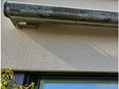 Vorher-Nachher-Vergleich einer Spezialreinigung mit hartnäckigen Verschmutzungen – vorher